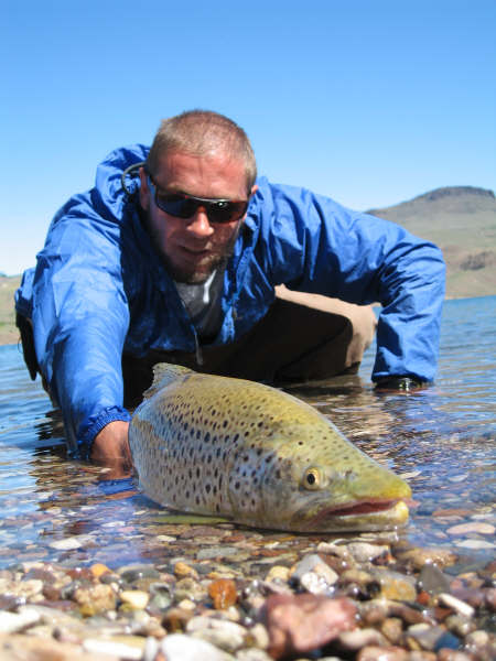 3 species of trout – 1 fisherman
